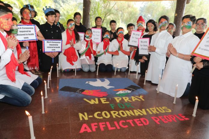 Prayers for Well-being & Safety of Peoples in China at KB DAV-7