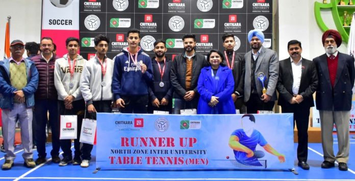 Table Tennis makes an impression at Chitkara University, Himachal Pradesh