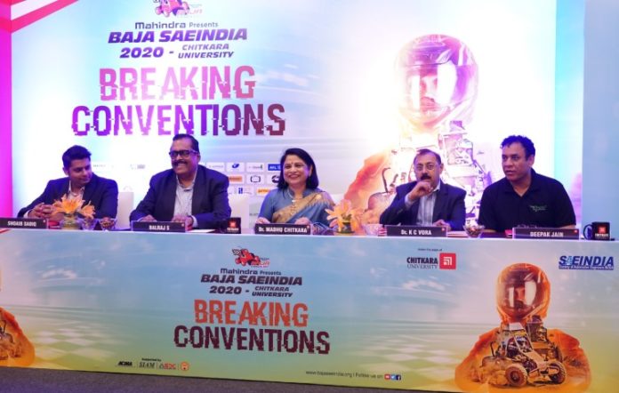 13th Edition of Mahindra BAJA SAEINDIA 2020, Leg 2 kicks off at Chitkara University