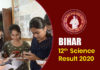 Bihar Board Class 12 Science Result 2020 Declared