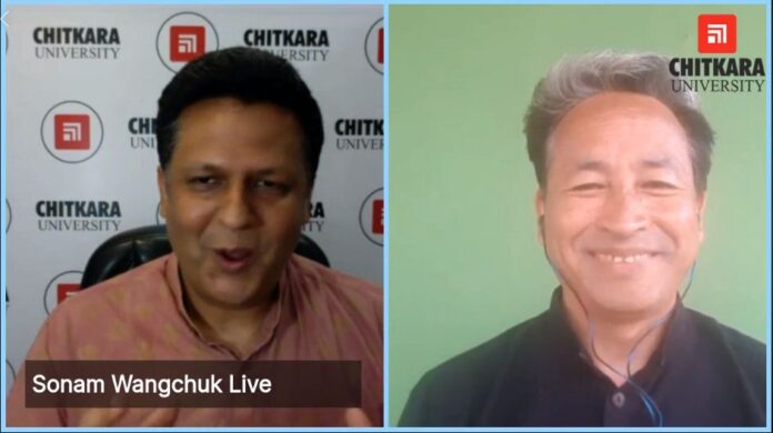 Chitkara University hosts innovator academician & education reformist Sonam Wangchuk
