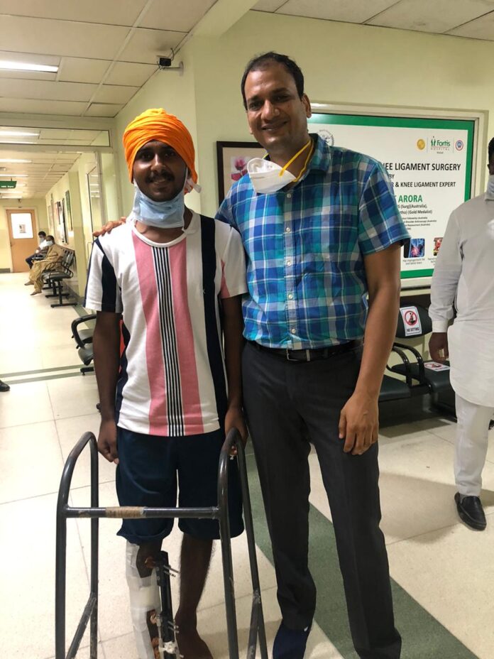 7-Month-Old Infected Open Fracture Cured At Fortis