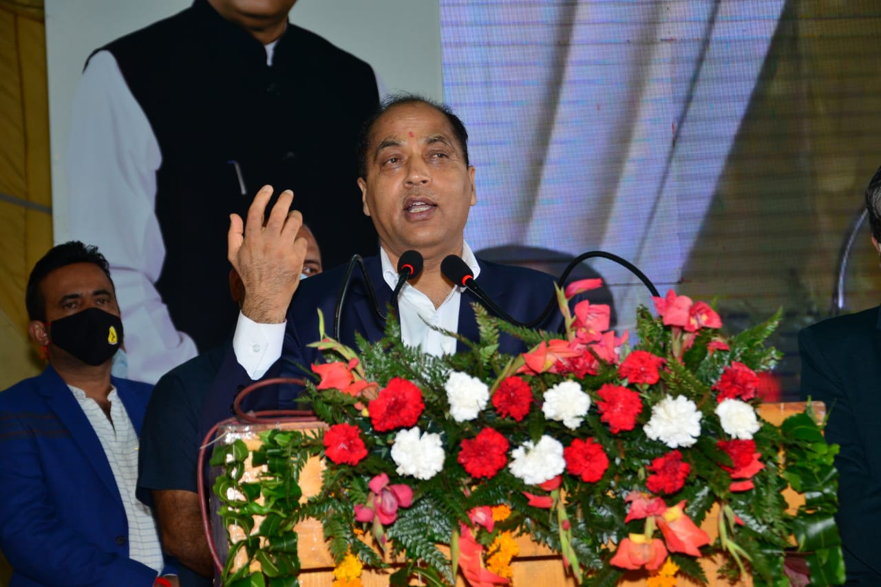 CM performs foundation stones laying of various projects worth Rs. 198 crore of HP State