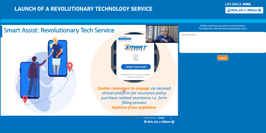 Bajaj Allianz Life launched Smart Assist - Revolutionary Technology service