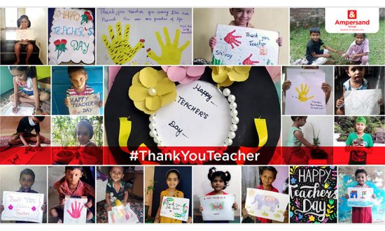 Ampersand launches #ThankYouTeacher campaign across Hubble Adarsh Schools in Punjab