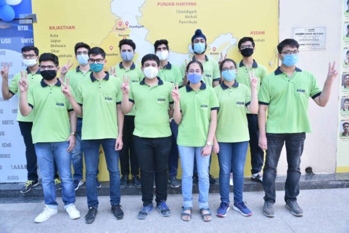 Parshant Arora of Allen Chandigarh Bags AIR-54