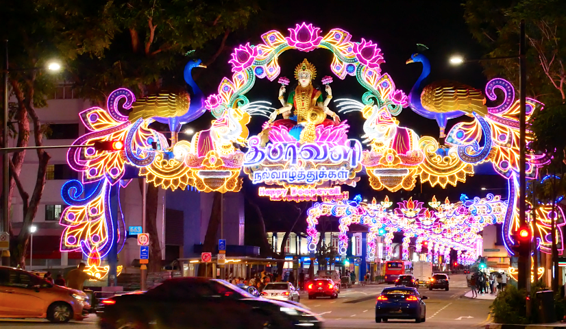 Deepavali light-up and celebrations in Little India