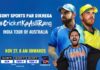 India Tour Of Australia Live On Sony Ten 1