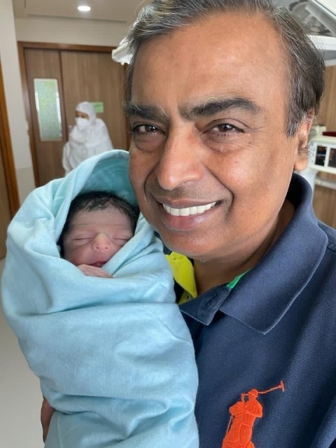 Akash Ambani & Shloka become proud parents of a baby boy