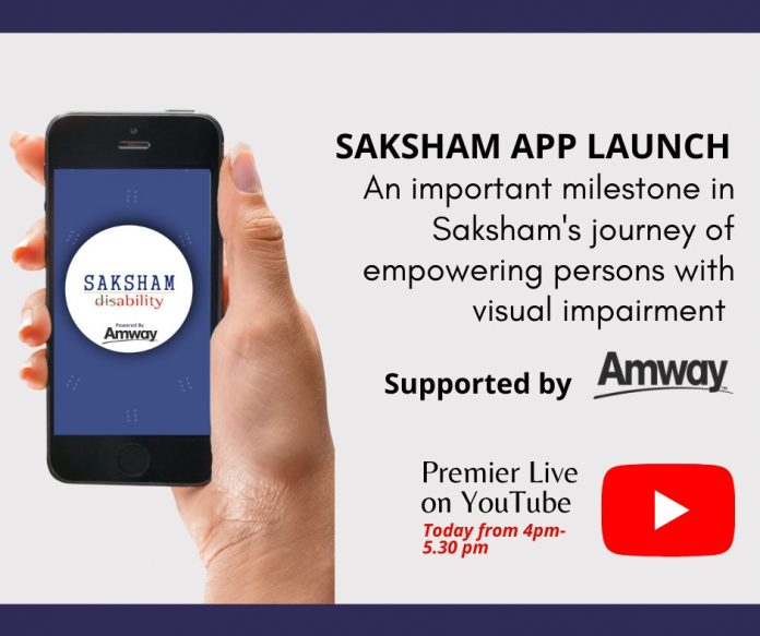 Amway India empowers the visually impaired; Launches Saksham APP