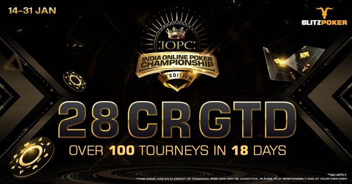 BLITZPOKER Presents India’s Biggest Online Poker Event, The IOPC
