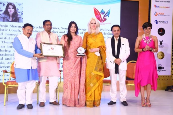 Renowned Sound healer Dr Anju Sharma awarded the ‘Best Psychiatrist & Sound Energy Master in North India’