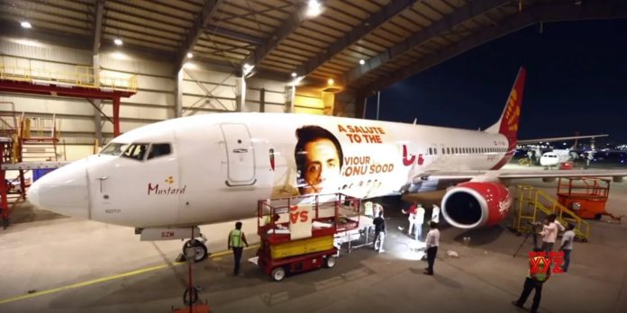 Sonu Sood gets aircraft livery: Wish my parents were here to see it