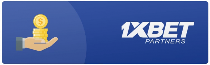 Registration to betting affiliate platform on 1xBet