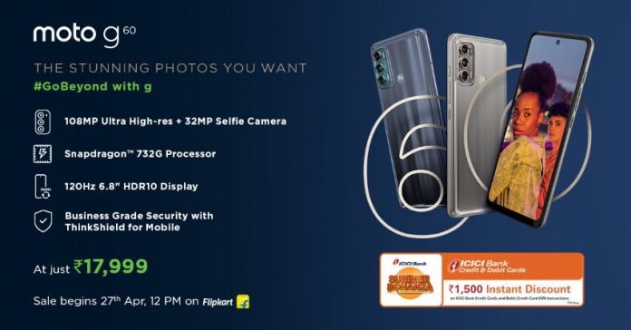 Motorola launches India’s most affordable moto g60 and & g40 fusion