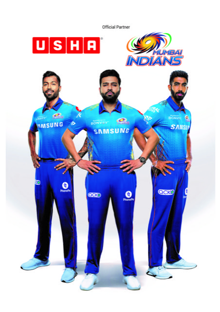 Usha International continues association with Mumbai Indians for 8th consecutive year