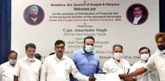 Families of deceased advocates receive financial aid