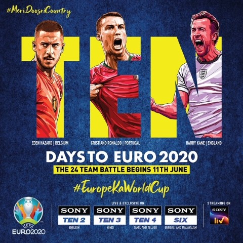 Sony Pictures Sports Network goes all out for the live coverage of UEFA EURO 2020 and Copa América 2021