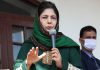 Mehbooba wants LG to stop eviction of PDP leaders from govt quarters