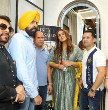 Affinity luxury salon inaugurated by Bollywood actress Huma Qureshi in city beautiful Chandigarh