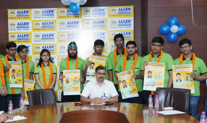 Allen Chandigarh’s 4 Students secured under 100 AIR in JEE Advanced 2020-21