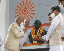 Shun sinful living&follow Gandhi ji's teaching to ensure transformation&inclusive growth of India- Governor Purohit