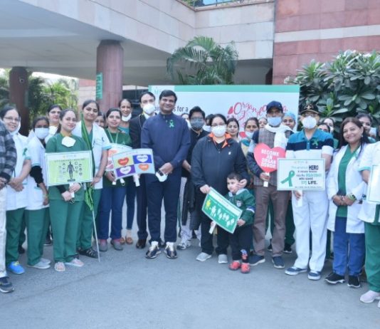 Fortis Mohali organises walkathon to spread awareness on saving lives