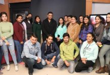 Bollywood Star Designer & Stylist Ashley Rebello interacts with INIFD students