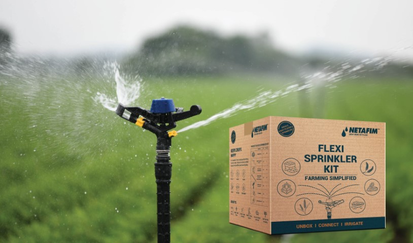 Netafim India introduces Flexi Sprinkler Kit to increase crop yield in field crops
