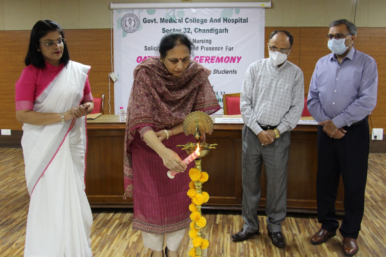 Induction/Oath Ceremony  of 8th batch held at The College of Nursing