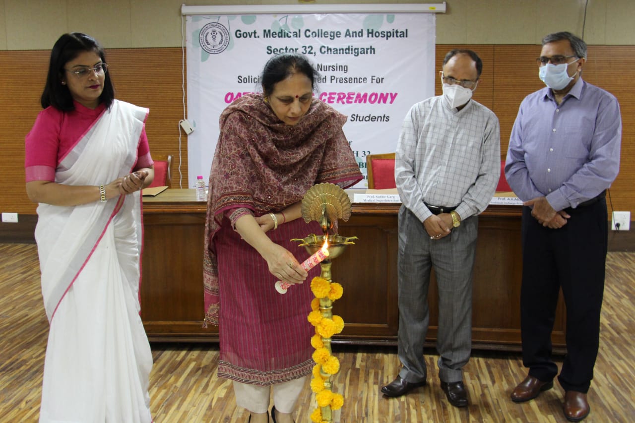 Induction/Oath Ceremony of 8th batch held at The College of Nursing