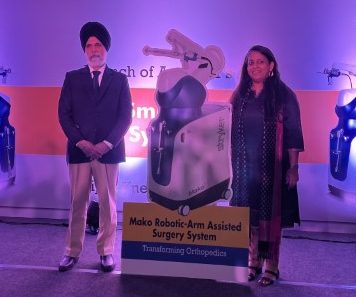 First Mako Robotic-Arm Assisted Technology for knee and hip replacement launched: Amritsar reached an important milestone in knee and hip replacement with the launch of the world’s most widely adopted US FDA approved Mako Robotic-Arm Assisted Technology.