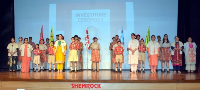 Investiture ceremony at Shemrock Sen Sec. School