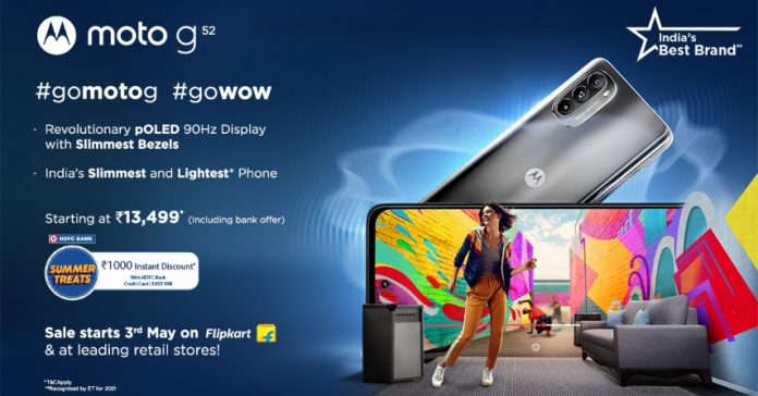 Motorola launches moto g52
