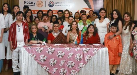 Special kids enthrall the audience at fashion walk cum show -' Empower Diva 2022'