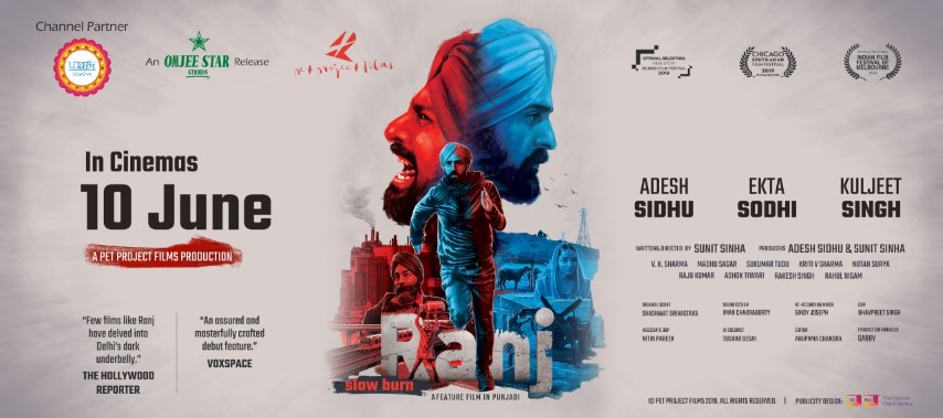 Sunit Sinha’s Punjabi Film Ranj in cinemas from 10th June 2022