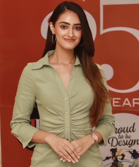 VLCC Femina Miss India Union Territory 2022 Seerat Sidhu visits INIFD Chandigarh