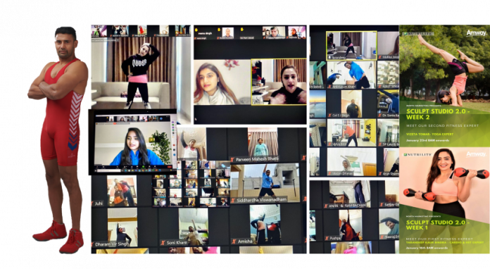 Amway India and Wrestler Sangram Singh unite to support holistic wellbeing amongst the youth and women