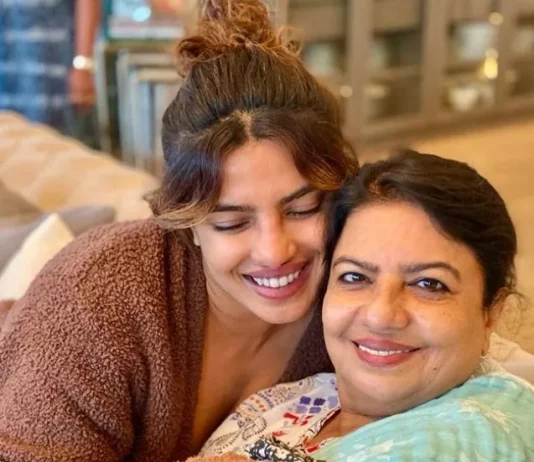 Priyanka shares glimpse of daughter Malti cradled in mother Madhu’s arm