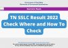 Tamil Nadu Class 10 Result 2022 (OUT)