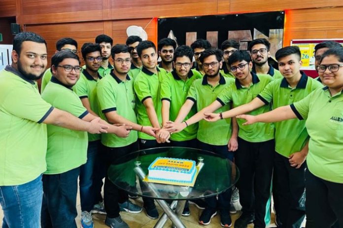 Allen Chandigarh once again created the history by producing Chandigarh Topper 2nd year in a row