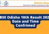 BSE Odisha 10th Result 2022 Date and Time Confirmed