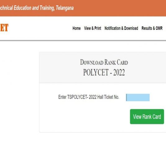 TS POLYCET Result 2022 Declared at polycetts.nic.in