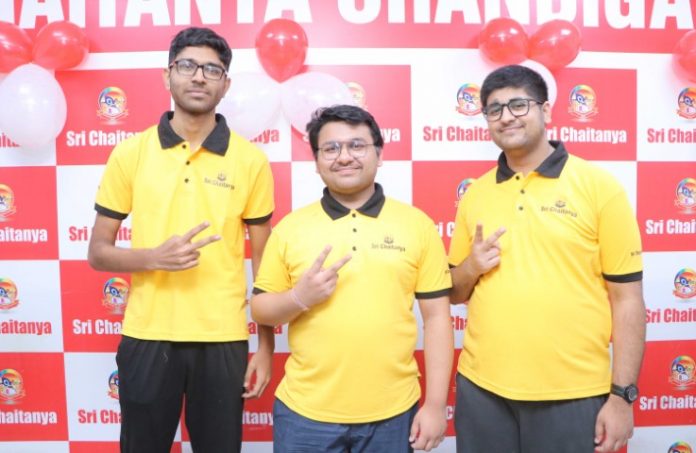 Chandigarh Boy Mrinal Garg brings laurels to Sri Chaitanya