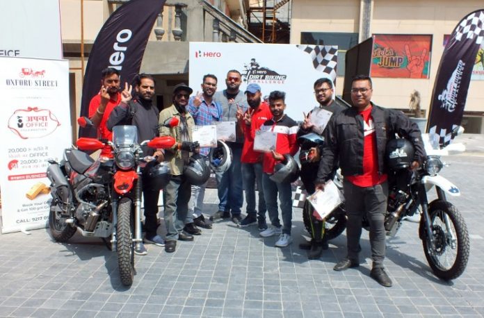 Hero Dirt Biking challenge held at Oxford Street’s Courtyard