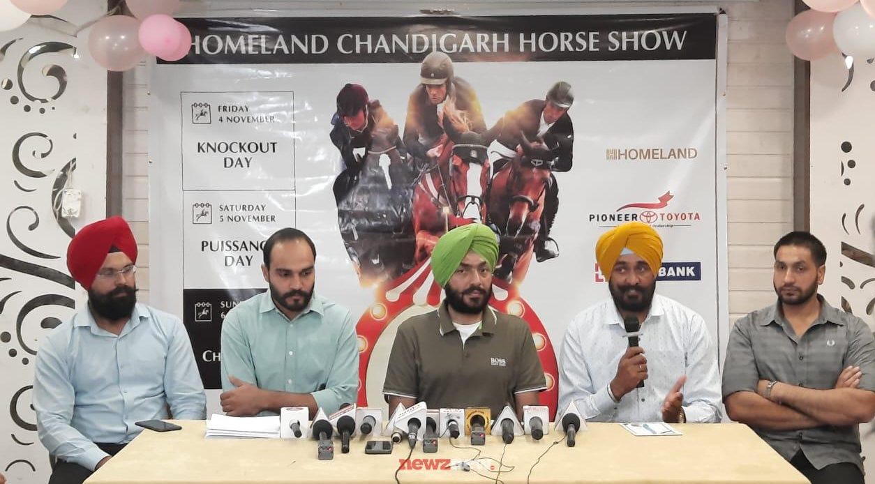 Open auction of horses will be held at Homeland Chandigarh Horse Show