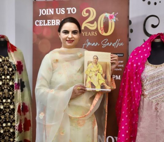 Fashion designer Aman Sandhu  unveils  'Look Book'