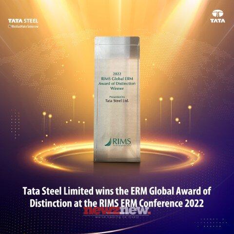 Tata Steel Limited wins the RIMS ERM Global award of distinction
