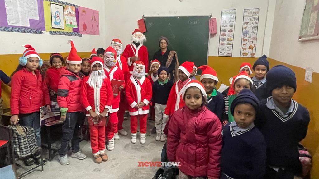 Christmas celebrated in Maharishi Dayanand Public School