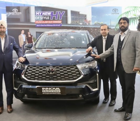 Toyota Kirloskar Motor Showcases the All New Innova HyCross in Mohali